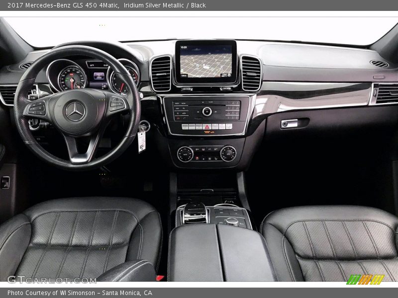 Iridium Silver Metallic / Black 2017 Mercedes-Benz GLS 450 4Matic
