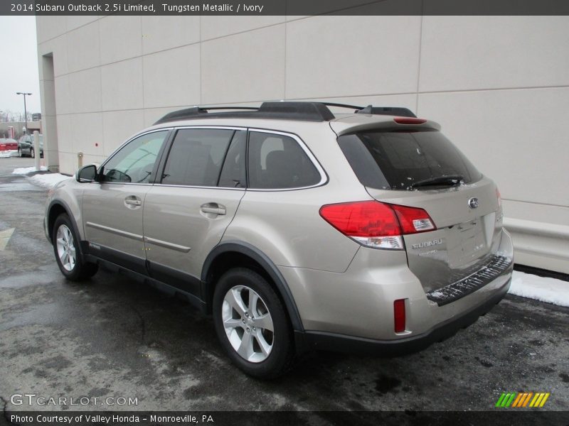 Tungsten Metallic / Ivory 2014 Subaru Outback 2.5i Limited