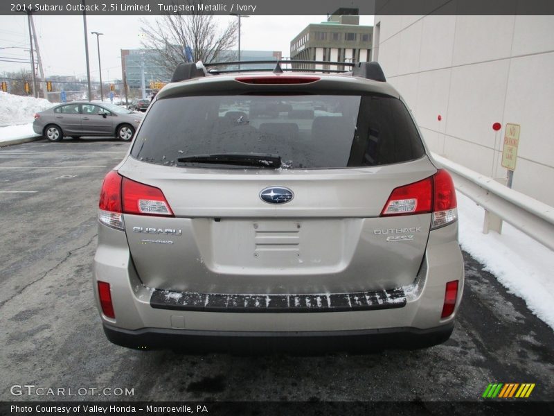 Tungsten Metallic / Ivory 2014 Subaru Outback 2.5i Limited