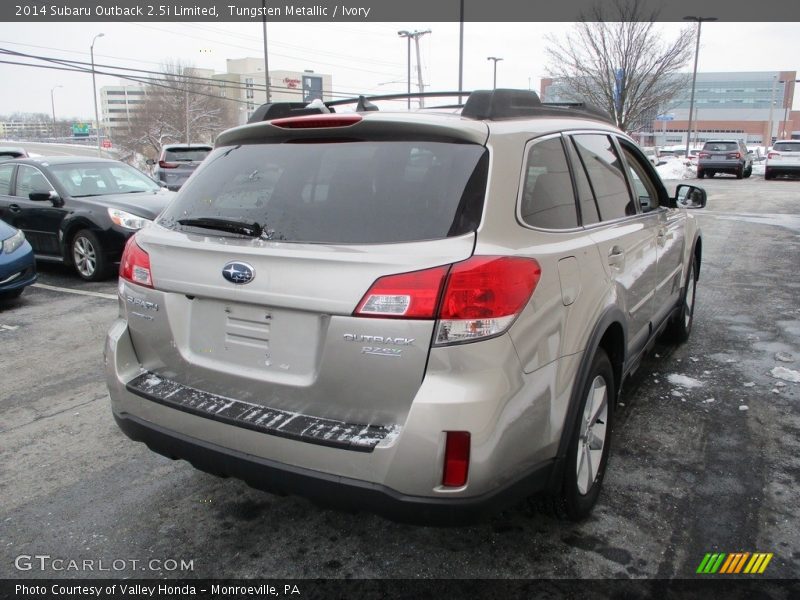 Tungsten Metallic / Ivory 2014 Subaru Outback 2.5i Limited