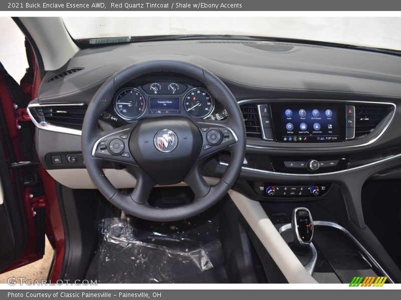 Red Quartz Tintcoat / Shale w/Ebony Accents 2021 Buick Enclave Essence AWD