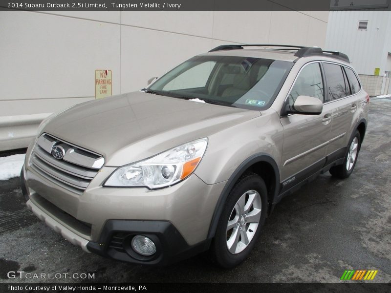 Tungsten Metallic / Ivory 2014 Subaru Outback 2.5i Limited