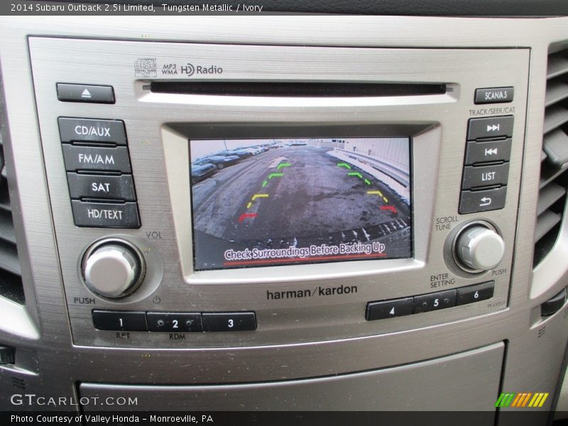 Tungsten Metallic / Ivory 2014 Subaru Outback 2.5i Limited
