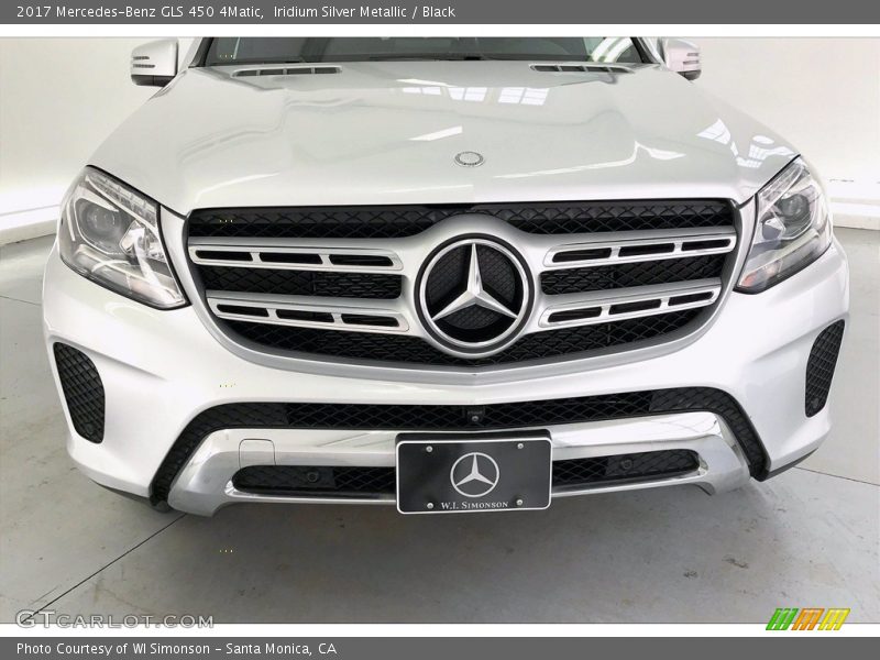 Iridium Silver Metallic / Black 2017 Mercedes-Benz GLS 450 4Matic