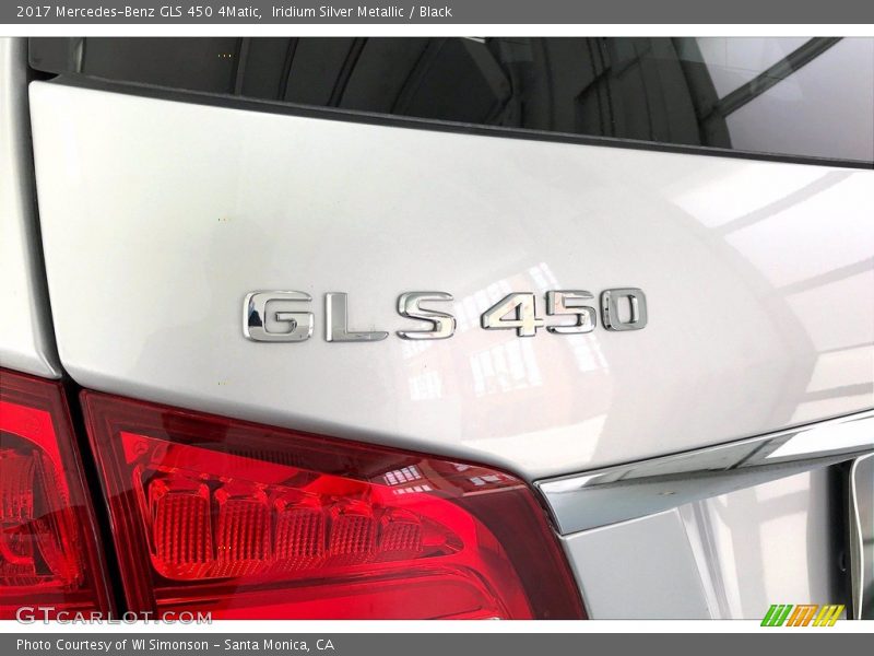 Iridium Silver Metallic / Black 2017 Mercedes-Benz GLS 450 4Matic