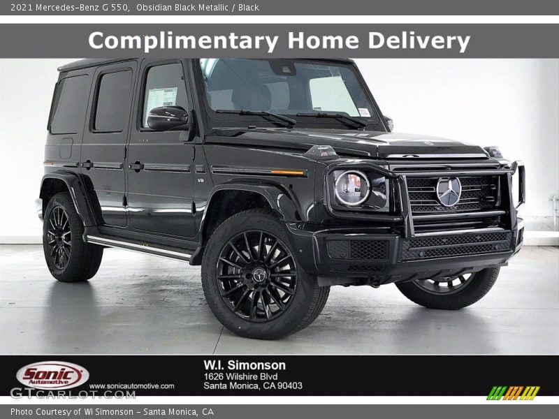 Obsidian Black Metallic / Black 2021 Mercedes-Benz G 550
