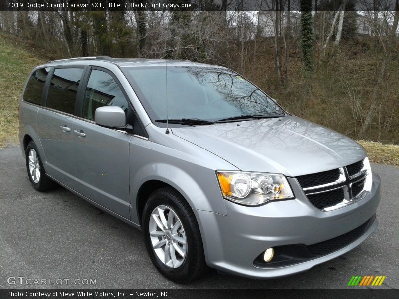 Billet / Black/Light Graystone 2019 Dodge Grand Caravan SXT