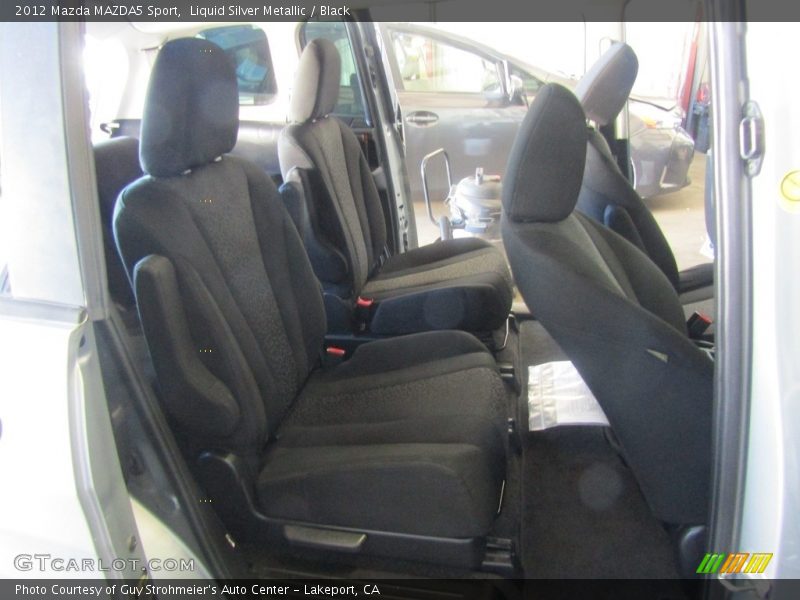 Liquid Silver Metallic / Black 2012 Mazda MAZDA5 Sport