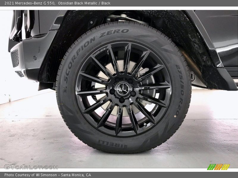 Obsidian Black Metallic / Black 2021 Mercedes-Benz G 550
