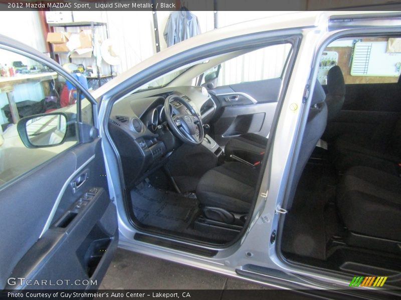 Liquid Silver Metallic / Black 2012 Mazda MAZDA5 Sport