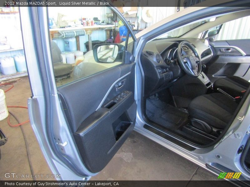 Liquid Silver Metallic / Black 2012 Mazda MAZDA5 Sport