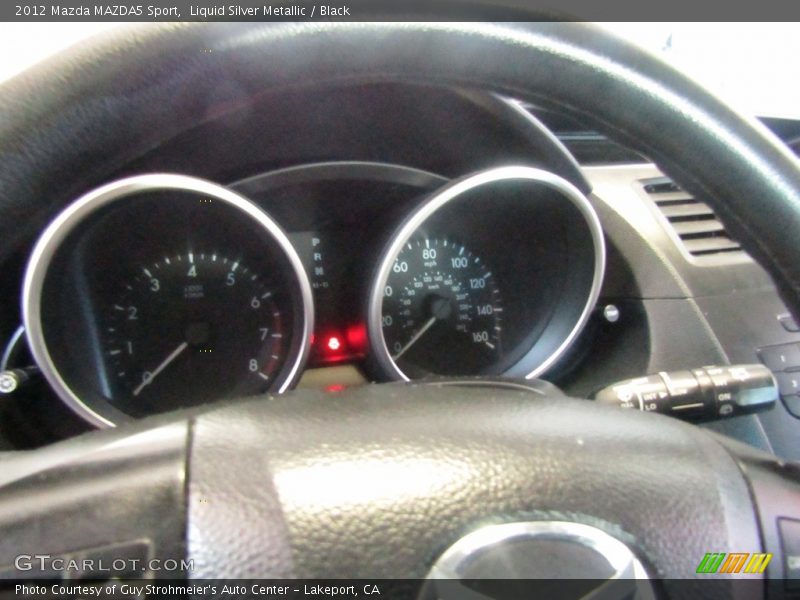 Liquid Silver Metallic / Black 2012 Mazda MAZDA5 Sport