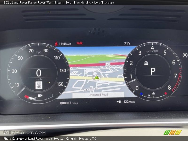 Byron Blue Metallic / Ivory/Espresso 2021 Land Rover Range Rover Westminster
