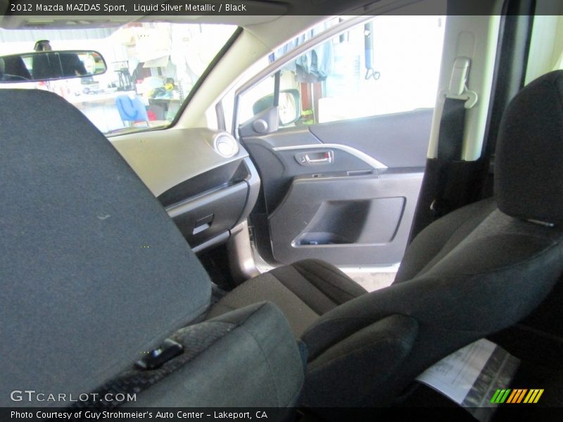Liquid Silver Metallic / Black 2012 Mazda MAZDA5 Sport