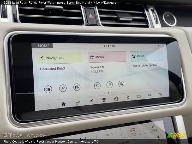 Byron Blue Metallic / Ivory/Espresso 2021 Land Rover Range Rover Westminster