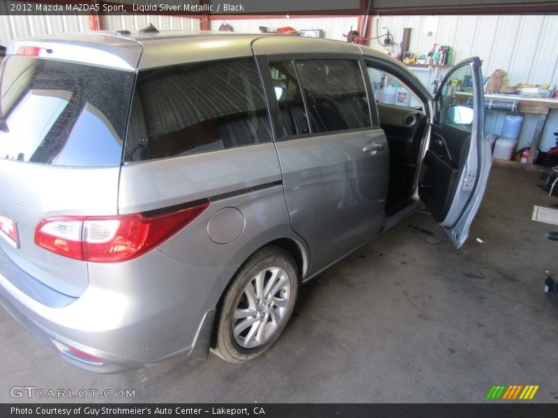 Liquid Silver Metallic / Black 2012 Mazda MAZDA5 Sport
