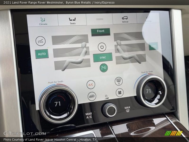 Byron Blue Metallic / Ivory/Espresso 2021 Land Rover Range Rover Westminster