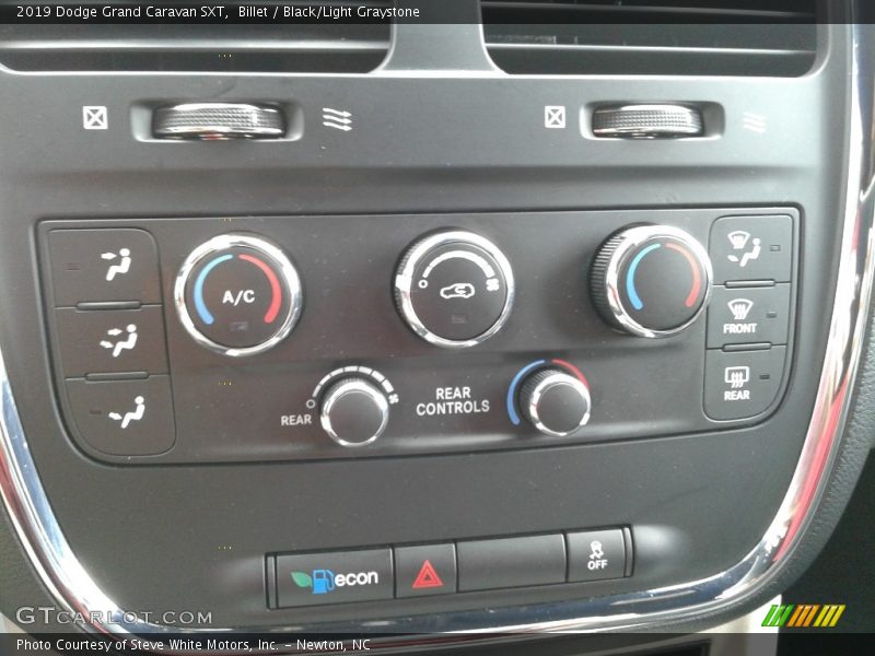 Billet / Black/Light Graystone 2019 Dodge Grand Caravan SXT