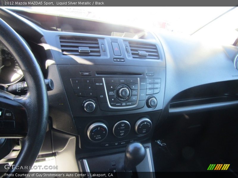 Liquid Silver Metallic / Black 2012 Mazda MAZDA5 Sport