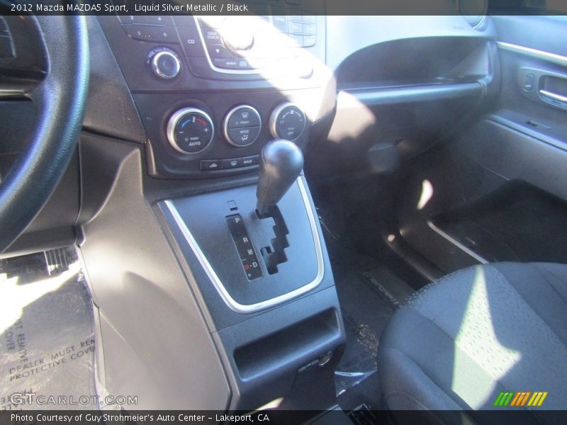 Liquid Silver Metallic / Black 2012 Mazda MAZDA5 Sport