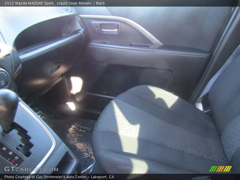 Liquid Silver Metallic / Black 2012 Mazda MAZDA5 Sport