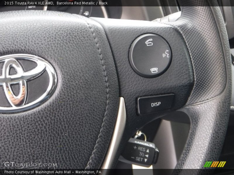 Barcelona Red Metallic / Black 2015 Toyota RAV4 XLE AWD