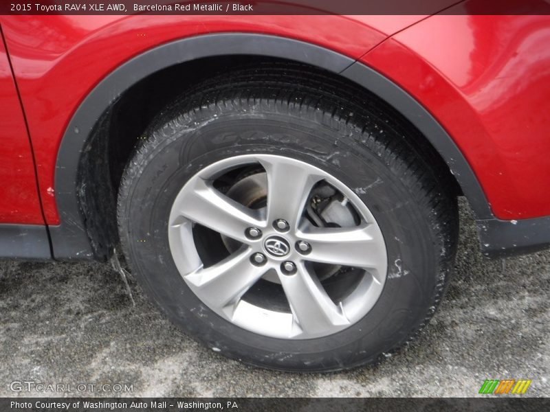 Barcelona Red Metallic / Black 2015 Toyota RAV4 XLE AWD