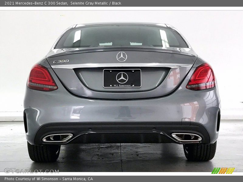 Selenite Gray Metallic / Black 2021 Mercedes-Benz C 300 Sedan