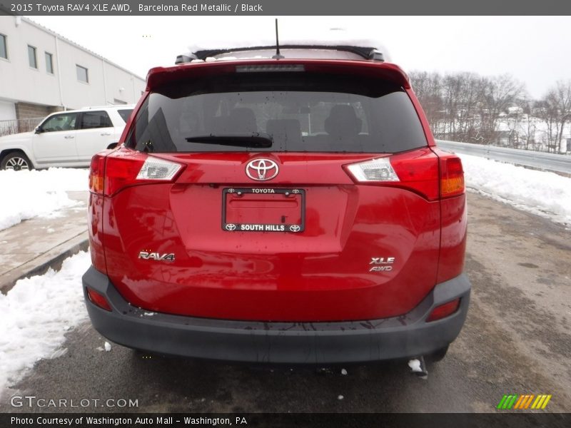 Barcelona Red Metallic / Black 2015 Toyota RAV4 XLE AWD