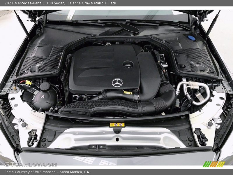 Selenite Gray Metallic / Black 2021 Mercedes-Benz C 300 Sedan