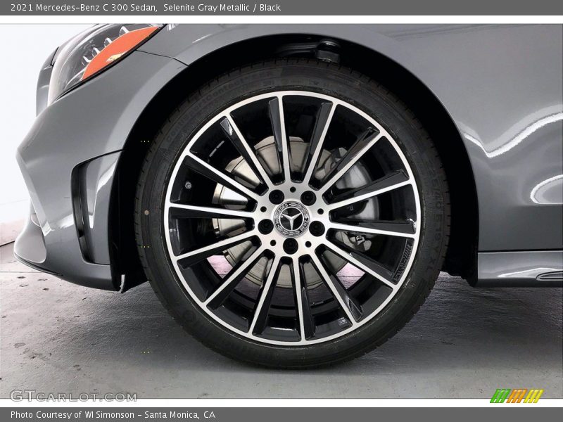Selenite Gray Metallic / Black 2021 Mercedes-Benz C 300 Sedan