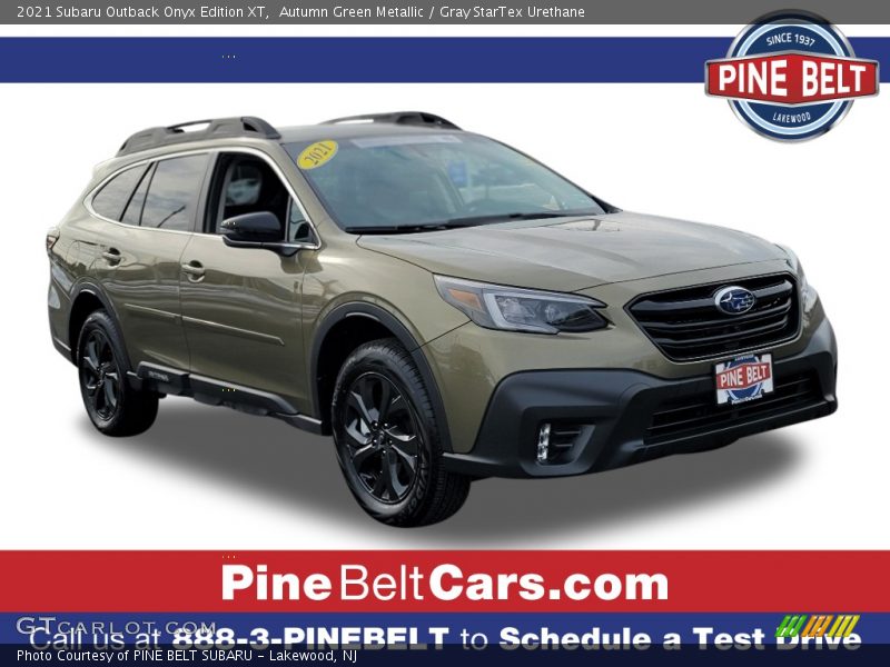 Autumn Green Metallic / Gray StarTex Urethane 2021 Subaru Outback Onyx Edition XT