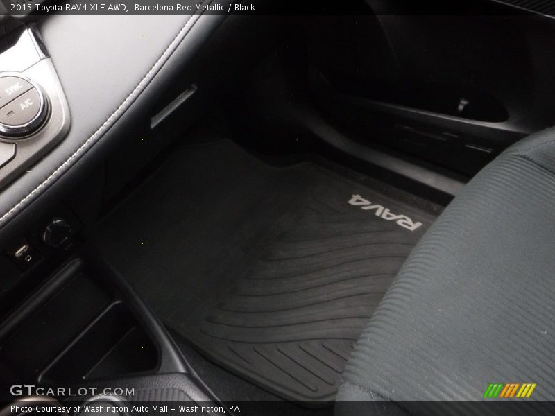 Barcelona Red Metallic / Black 2015 Toyota RAV4 XLE AWD