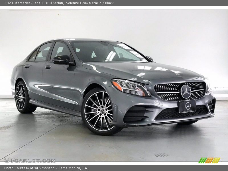 Selenite Gray Metallic / Black 2021 Mercedes-Benz C 300 Sedan