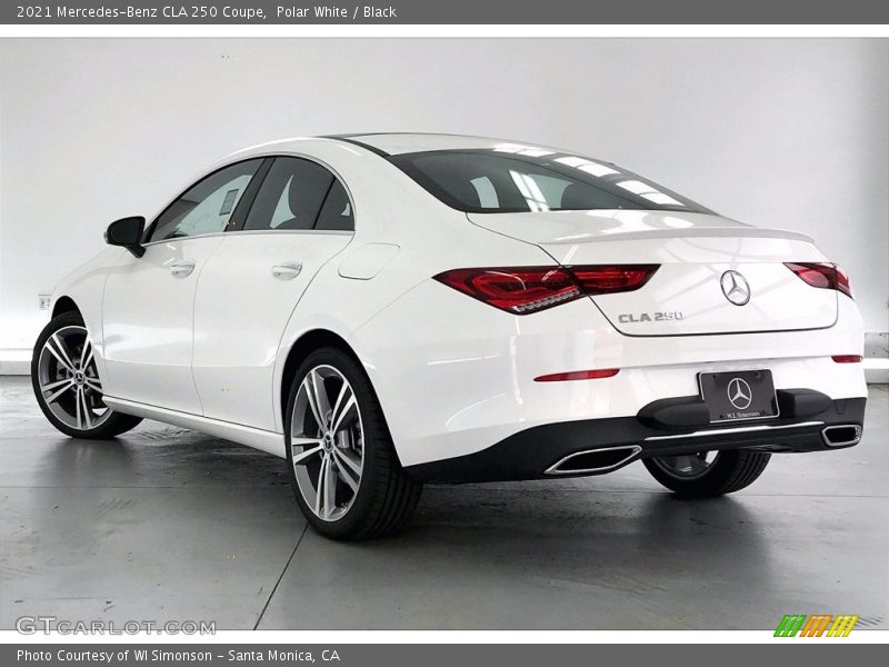 Polar White / Black 2021 Mercedes-Benz CLA 250 Coupe