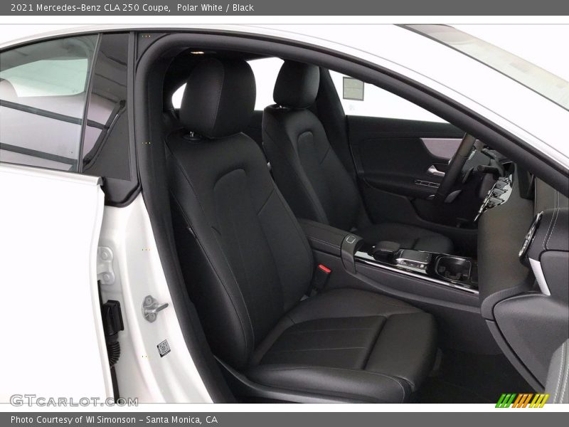 Polar White / Black 2021 Mercedes-Benz CLA 250 Coupe