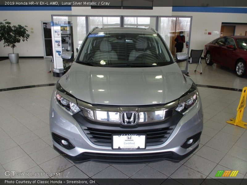Lunar Silver Metallic / Gray 2019 Honda HR-V EX-L AWD