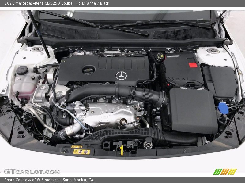 Polar White / Black 2021 Mercedes-Benz CLA 250 Coupe