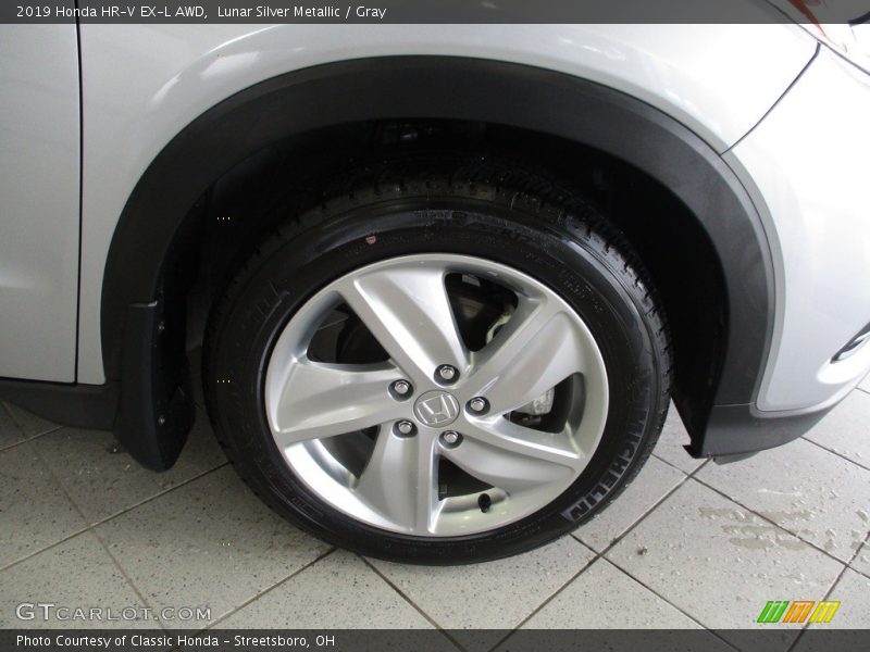 Lunar Silver Metallic / Gray 2019 Honda HR-V EX-L AWD
