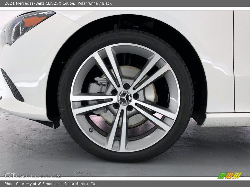 Polar White / Black 2021 Mercedes-Benz CLA 250 Coupe