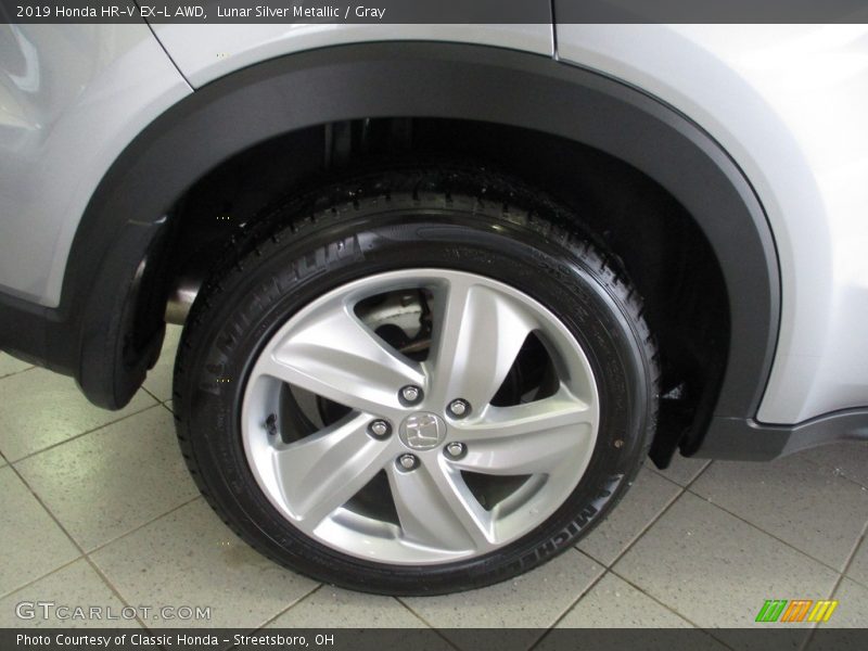 Lunar Silver Metallic / Gray 2019 Honda HR-V EX-L AWD