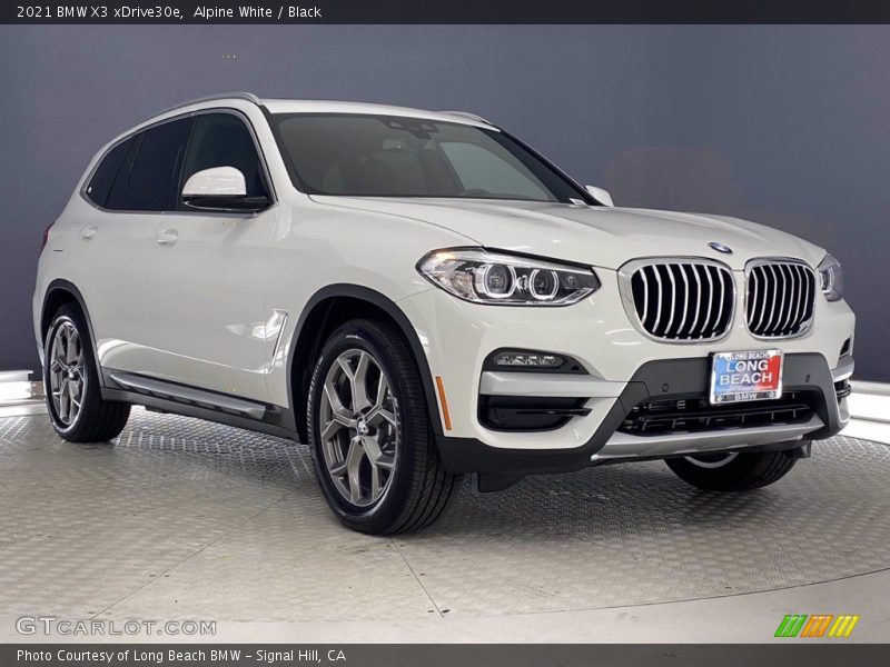 Alpine White / Black 2021 BMW X3 xDrive30e