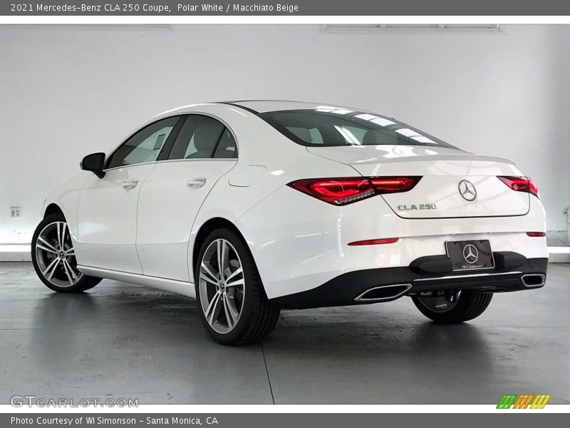 Polar White / Macchiato Beige 2021 Mercedes-Benz CLA 250 Coupe