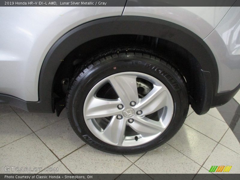 Lunar Silver Metallic / Gray 2019 Honda HR-V EX-L AWD