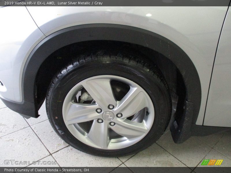 Lunar Silver Metallic / Gray 2019 Honda HR-V EX-L AWD