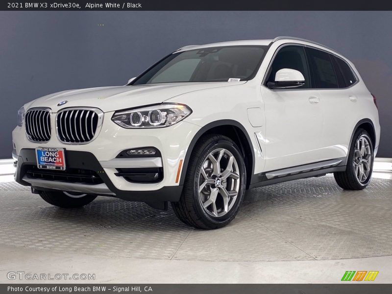 Alpine White / Black 2021 BMW X3 xDrive30e