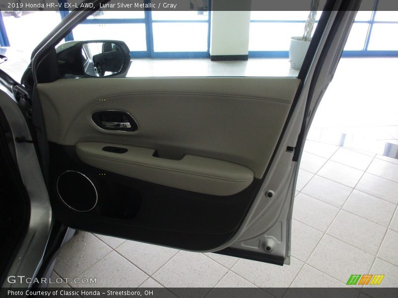 Lunar Silver Metallic / Gray 2019 Honda HR-V EX-L AWD