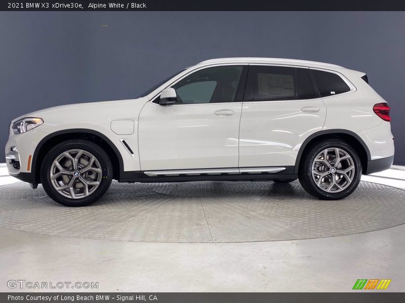 Alpine White / Black 2021 BMW X3 xDrive30e