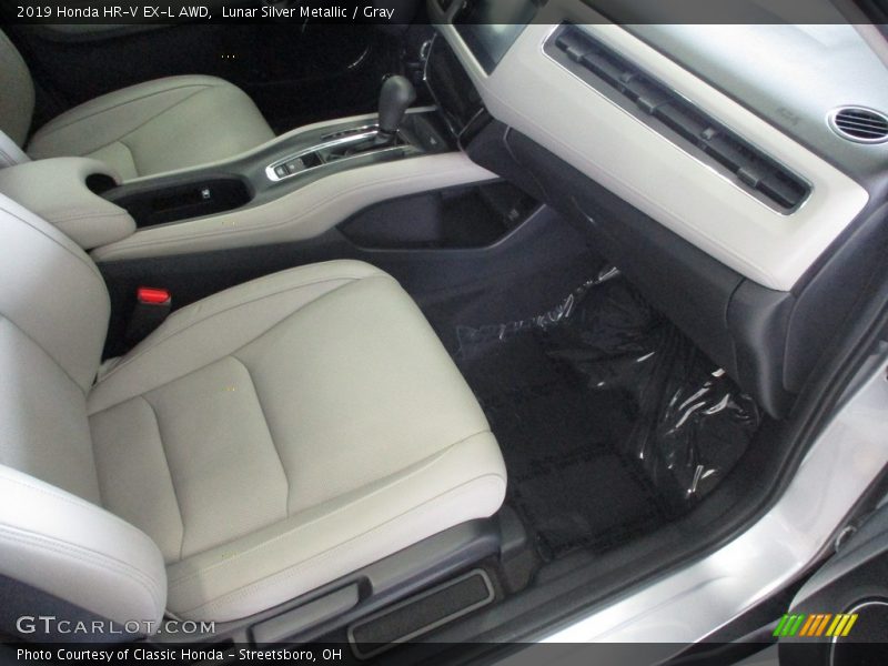 Lunar Silver Metallic / Gray 2019 Honda HR-V EX-L AWD