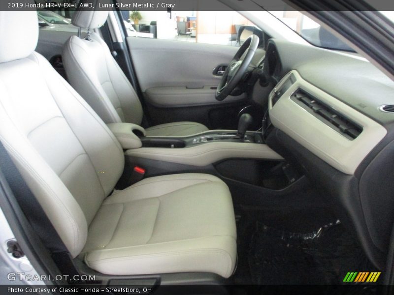 Lunar Silver Metallic / Gray 2019 Honda HR-V EX-L AWD